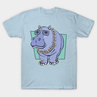 Hippo in Sunglasses T-Shirt